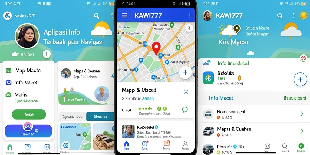 Tampilan antarmuka KAWI777 menampilkan informasi lengkap tentang kondisi lalu lintas.