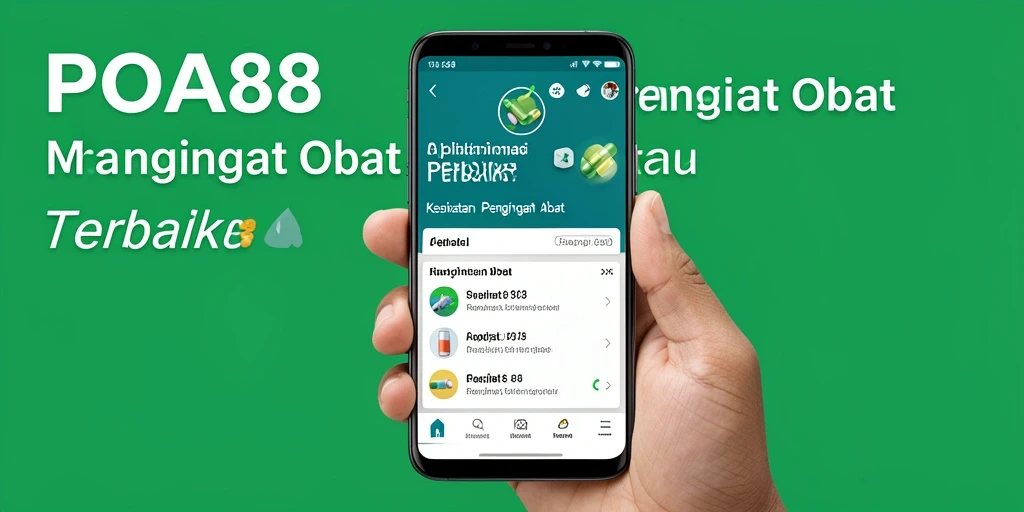 Antarmuka aplikasi Pengingat Obat yang mudah digunakan.