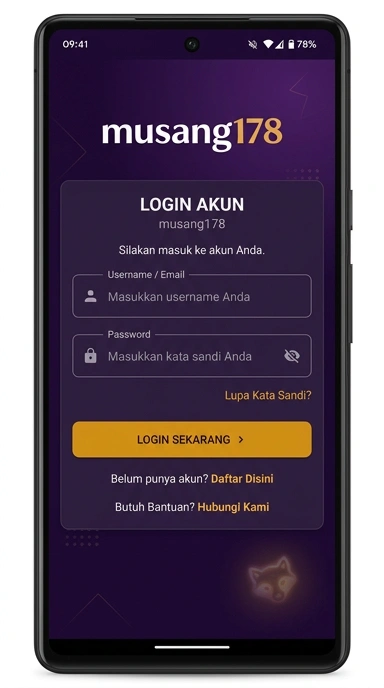 Masuk Akun musang178 untuk Pengguna Android